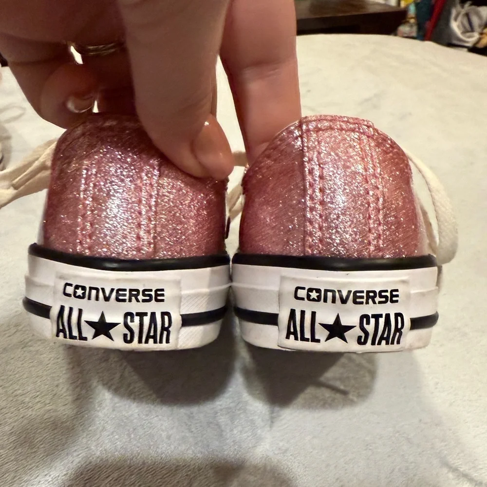 Converse Kids Glitter Pink Sneakers